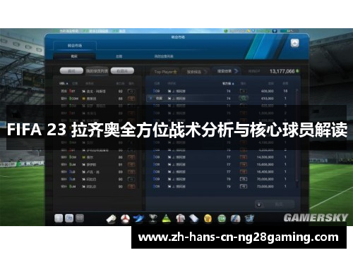 FIFA 23 拉齐奥全方位战术分析与核心球员解读