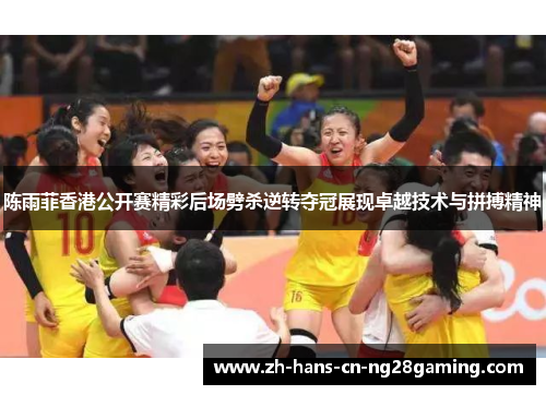 陈雨菲香港公开赛精彩后场劈杀逆转夺冠展现卓越技术与拼搏精神